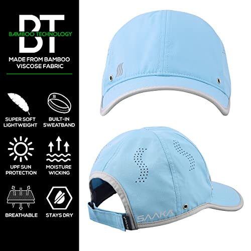 Saaka Lightweight, Performance Hat For Kids And Youth. Premium Packaging. Quick Drying, Protects From The Sun. (Light Blue) #TOP1