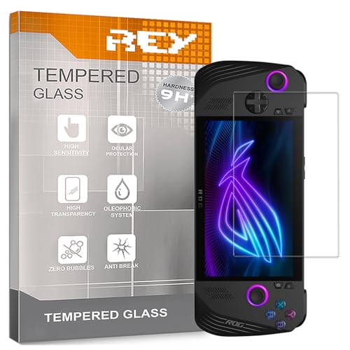Pack 2X Pellicola salvaschermo per ASUS ROG Ally X 2023-2024, Vetro temperato, di qualità Premium