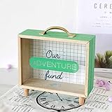 Un regalo perfecto: Nuestro haz que sus sueos ocurran. La hucha de madera es un regalo para usted y sus seres queridos comenzar a ahorrar para algo.