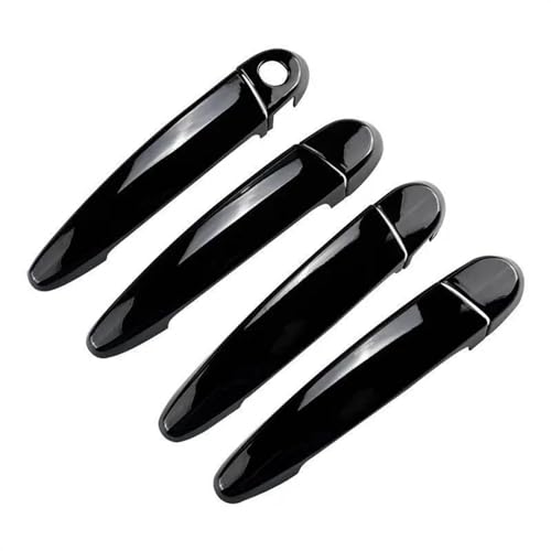Cubierta de manija para coche LHD E90 F30 X1 X4, soluciona arañazos con embellecedor negro