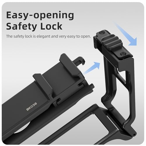Jaula de cámara para vlogs de acción con grip de mano de silicona 5
