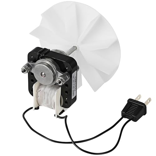 Bathroom Vent Exhaust Fan Motor Replacement Electric Motors Kit Compatible for Nutone Broan Uppco Quiet Exhaust Vent Fan Motor 50CFM 3000RPM 120V 1.5 Sones SM550 with Blower Wheel