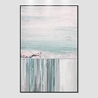 SIGNWIN Framed Canvas Wall Art Color Block Canvas Prints Home Artwork Decoration for Living Room,Bedroom - 16