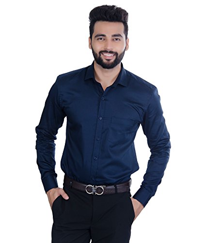 Image of FIFTH ANFOLD Men's Solid Slim Fit Shirt