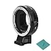Produktbild Commlite CM-EF-E HS Elektrischer adapter AF für Canon EF / EF-S Objektiv zu E-Mount Kamera für Sony A9 / A7R2 / A7M2 / A6500 / A6300 / A7 / A6000 etc NEX-3C mit CDAF PDAF Schalter USB Firmware Update