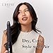 L’Brise Paris Air Wrap Hair Styler, 1.25 Inch, Hair Dryer, Curling Iron, & Hair Straightener in 1 Hair Styling Tool Without Heat Damage, Coanda Titanium Technology, 5 Attachments, Long Thick Barrel