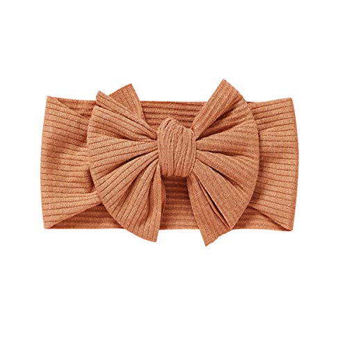 Super Stretchy Soft Baby Girls Headbands with Bows Handmade Hair Accessories Stretchy Hairbands for Newborn Infant Toddler (SW117-8PCS, 1-8Years)2