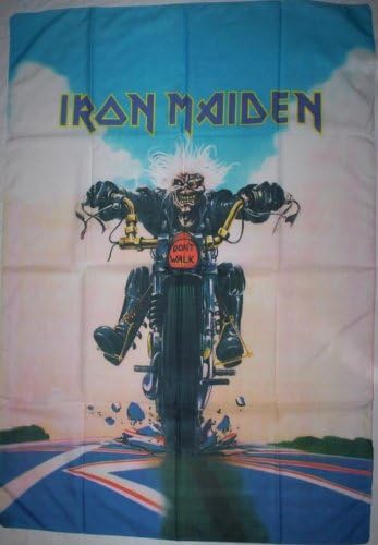 IRON MAIDEN 5x3 Feet Cloth Textile Fabric Poster