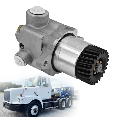 Blrack 20532472 D12 Power Steering Pump Compatible with Volvo D12 VED12 Engine WG64 Truck, Replace 20357309