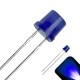 5mm Diffused Flat Top Wide Angle Blue LED - Wide Angle (Pack of 10)