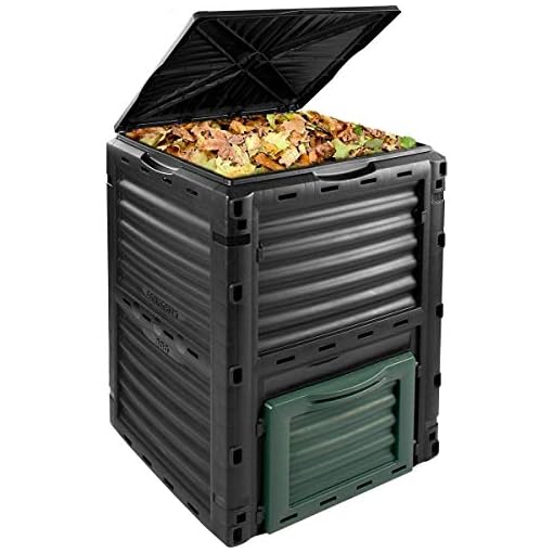 300 Litre Garden Composter Waste Bin Eco Compost Converter Recycling