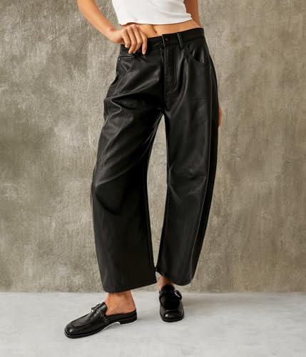 Free People We The Free Good Luck Mid-Rise Vegan Barrel4