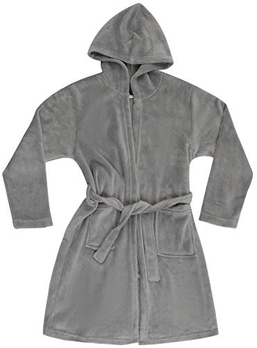 Just Love Velour Solid Robes For Girls 75604-Gry-7-8 #TOP10