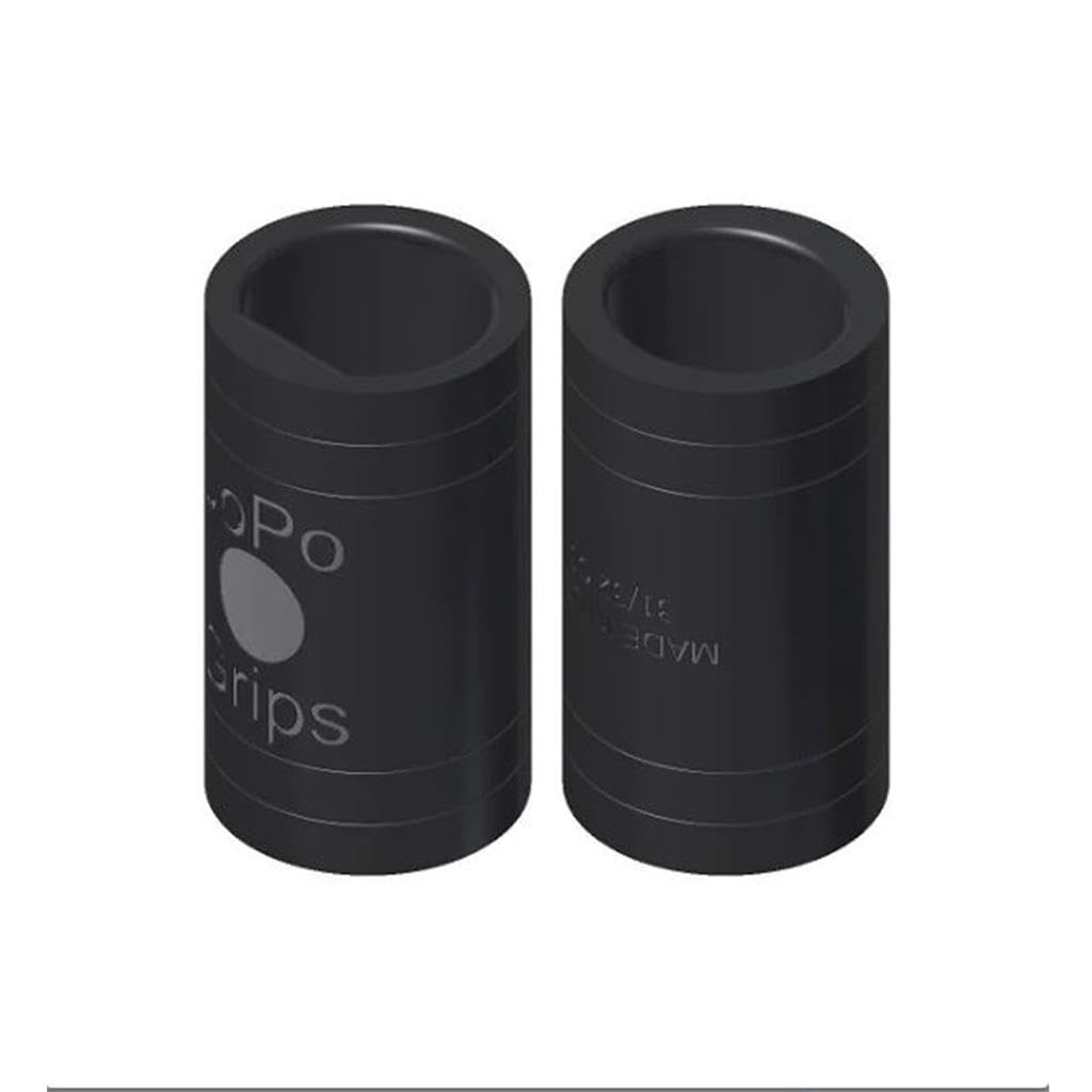 Bowlerstore Products JoPo Power Flat/Oval Finger Insert Black- Pack of 2