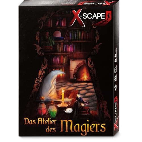 X-SCAPE - Das Atelier des Magiers - Escape Room Spiel für 1-5 Spieler ab 12 Jahren - Level: Fortgeschrittene