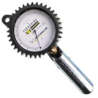 MICHELIN, Pistola di Gonfiaggio Professionale Nuovo Modello EURODAINU 2015 Made in ITALY By Wonder Pressione Pneumatici 0,7-11 Bar Manometro Ø80MM Tubo 1,5MT