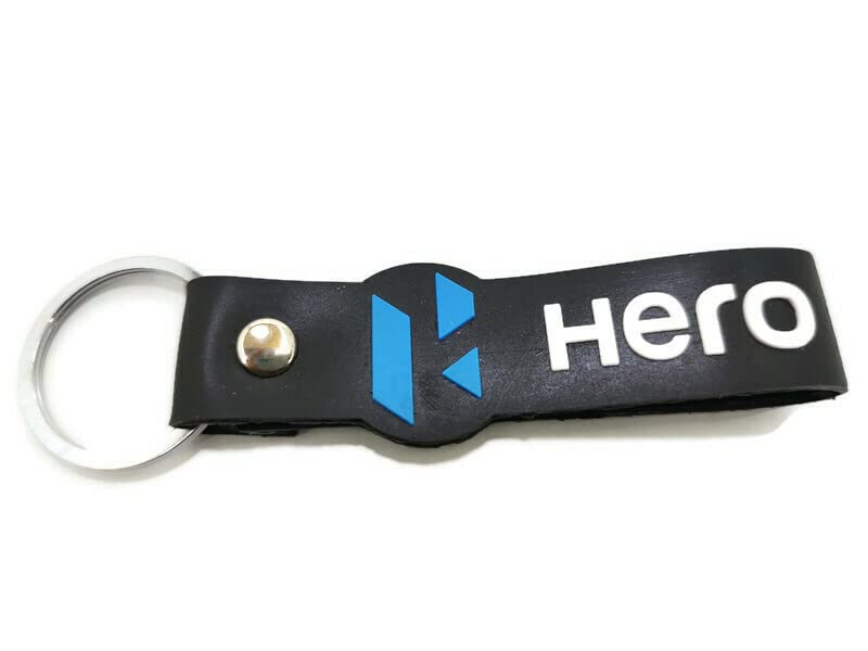 ALTRONA Hero Motorcycle Silicone Keychain Key Compatible with Hero Xtreme, Zmr, Splunder, Pleasure, Destini, Maestro, Impulse, etc. Bike and Scooty Key Chains
