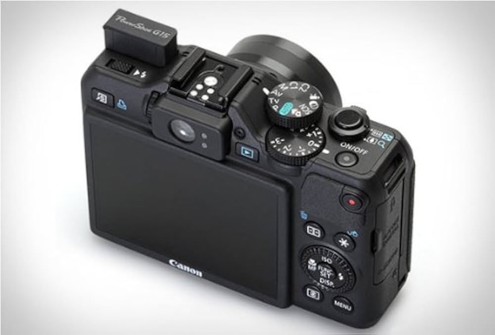 Canon Power Shot G15 Camera - Black (28mm Wide Lens,12MP