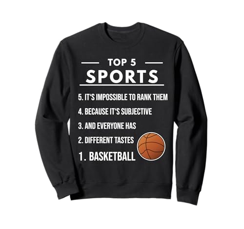 Basketball ranking for basketball players Sweatshirt