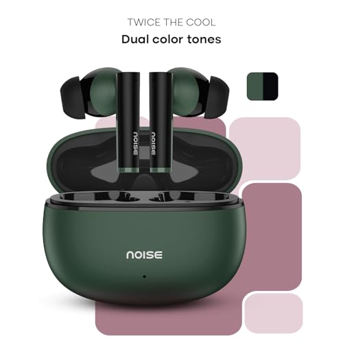 Image of Noise Buds VS501 in Ear Truly Wireless Earbuds with 50H of Playtime, Quad Mic ENC, 10Mm Driver, Dual Device Pairing, Dual Color Tones, BT V5.3 (Forest Green)