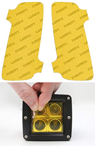 Lamin-x Custom Fit Yellow Fog Light Covers for Ford Focus RS (16-)
