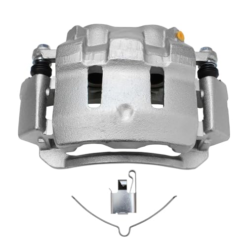 Image of Detroit Axle - Front Brake Calipers for 2000 2001 2002 2003 2004 Ford F-250 F-350 Super Duty Excursion, Disc Brake Calipers with Bracket Assembly Replacement