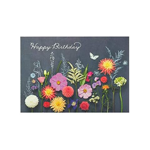 UK Greetings Floral Birthday Card for Her Cover