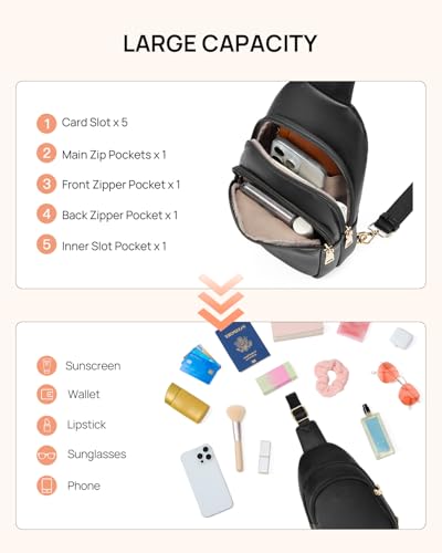 Image of Telena Crossbody Bags for Women Leather Cross Body Sling Bag for Woman Travel