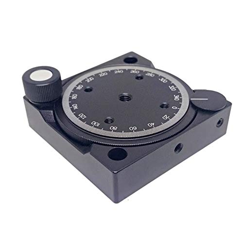 LeTkingok Gear Manual Rotary Table Rotating Platform 50.8mm