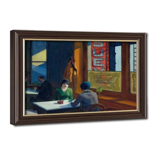 Toile Edward Hopper de style Chop Suey tableau decoration salon et bureau cosy