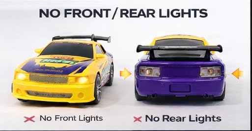 Image of TEC TAVAKKAL Remote Control Sports Car for Kids, High-Speed RC Racing Car with Remote, Rechargeable Battery & USB Charging Cable, 50 Ft Control Range, Indoor & Outdoor Toy Car (Yellow)