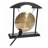 CORHAD ユニークなゴングオーナメント デスクトップ装飾品 合金製 創造的なデザイン 家庭用 ホームデコレーション 小型卓上ゴング