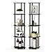 Furinno Turn-N-Tube 5-Tier Corner Multipurpose Display Shelves, Set of 2