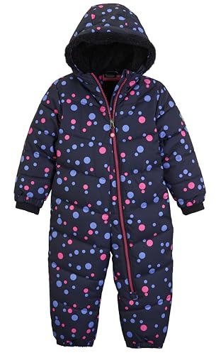 Killtec Karter Mini – Tuta Invernale Con Cappuccio Per Bambini, Idrorepellente 10.000 Mm, Stampa Colorata E Riflettenti