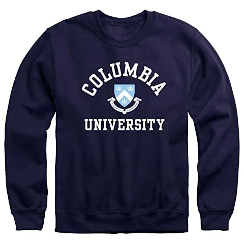 Ivysport Columbia Lions Crewneck Sweatshirt, Crest, Navy, XX-Large Cover