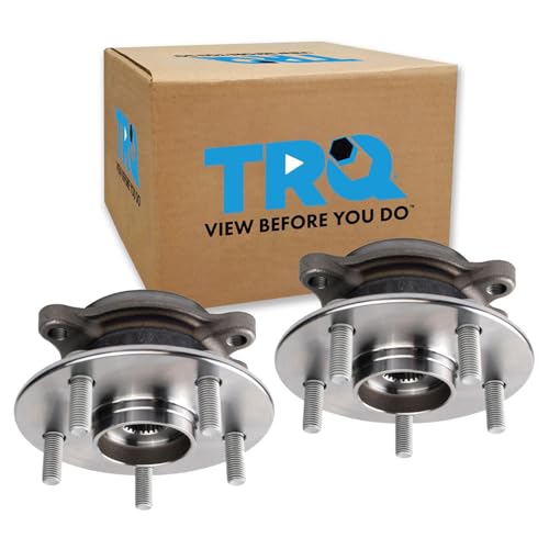 Image of TRQ Front Left and Right Wheel Bearing and Hub Assembly Set 2 Piece Compatible with 21-23 Lexus ES250 2021 Toyota Avalon XLE L4 2.5L 18-22 Camry SE LE XLE XSE L4 2.5L 18-20 Camry L L4 2.5L