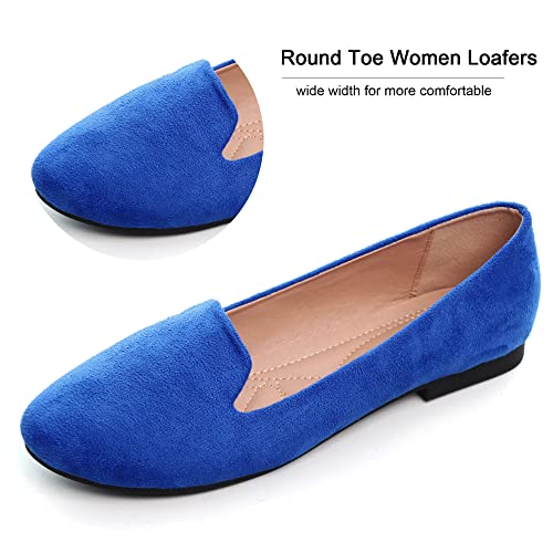 Image of Dear Time Women's Flats Comfortable Slip On Ballet Flats Soft Solid Casual Shoes
