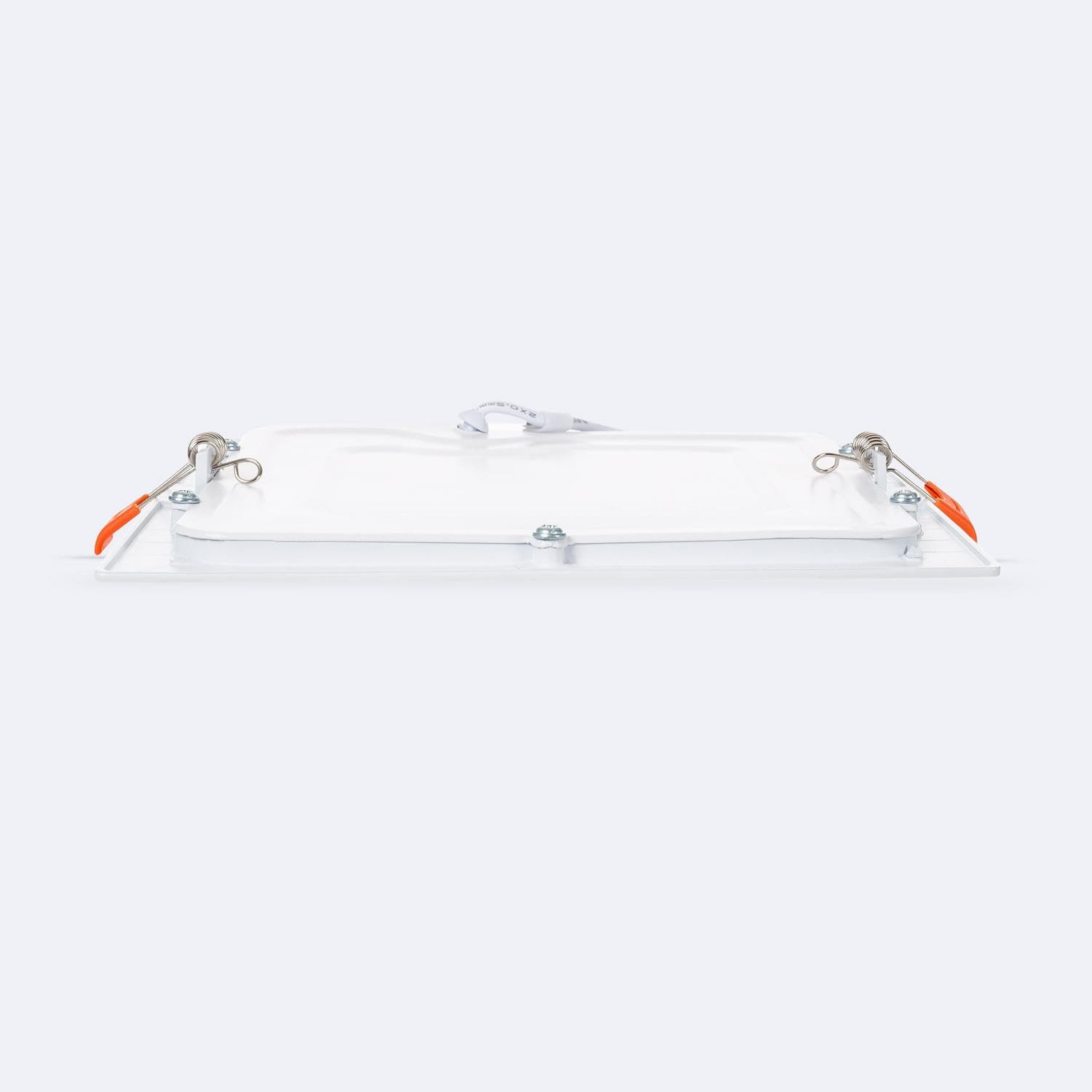LED Einbaustrahler Flach – 15W, 3000K Warmweiß, 180x180mm, IP20, Silber