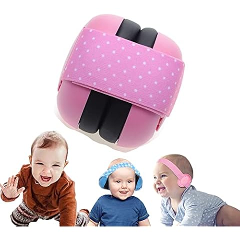 Infant Ear Defender Silent Protect Sound Cancelling Folding Ear Defenders Hearing Protection Earmuffs Sleep Noise Cancelling Headphones Baby Earmuff for Age 0-3 Children Toddlers Baby Cover