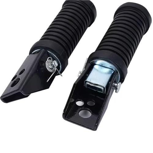 Repose-pieds arrière moto Suzuki GS125 GN125 une paire de pédales noires de rechange