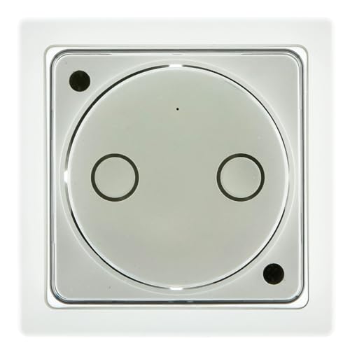 SPARES2GO 2 Channel WiFi Socket Box Timer Switch 230v AC 50Hz, White (92 x 60 x 92mm)