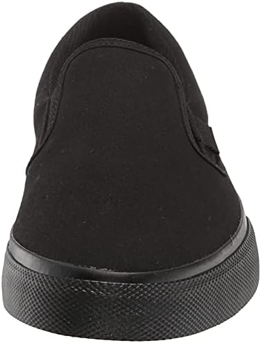 DC Men's Manual Slip-ON Skate Shoe, Black/Black/Black, 5 | Image 1