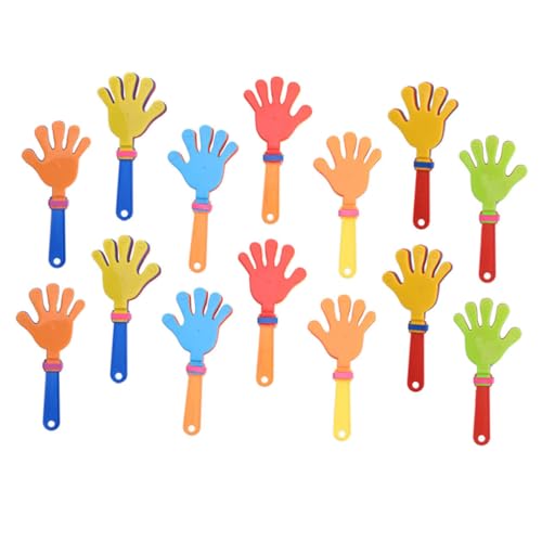 Alipis 20 piezas Palmas de Plástico Coloridas Juguetes para Fiesta Ruido y Niñas Favores Cumpleaños Infantiles Divertido y Ligero Color Aleatorio Color Aleatorio