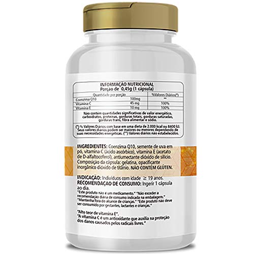 Kit 3 Rejuvecel Q10+ Coenzima Q10 e Semente de Uva ClinicMais 30 cápsulas