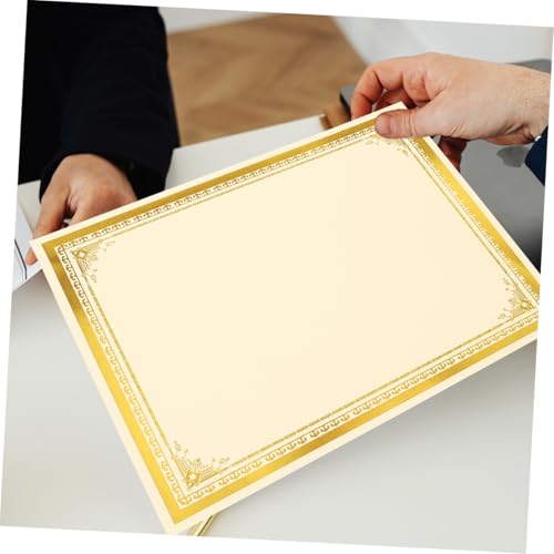 Papier à récompense vierge Healvian texture premium pour distinctions x35