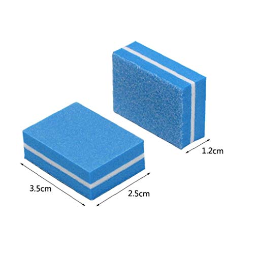 Onsinic 20pcs / Set Mini Feile Buffer Schwamm Nagelpolierblöcke Kleine Tragbare Dateien Lima Nagel-polier Maniküre… – Bild 3