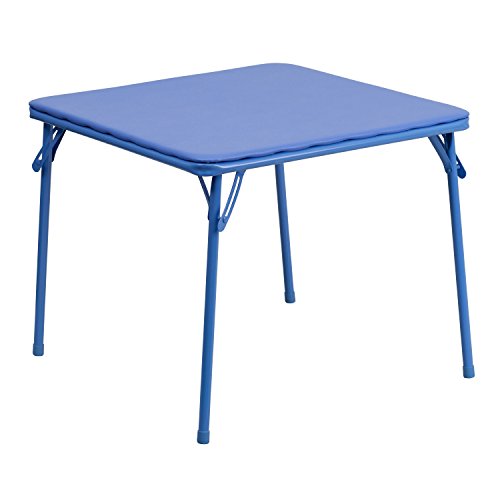 Emma + Oliver Kids Blue Folding Table Daycare Classroom #TOP2