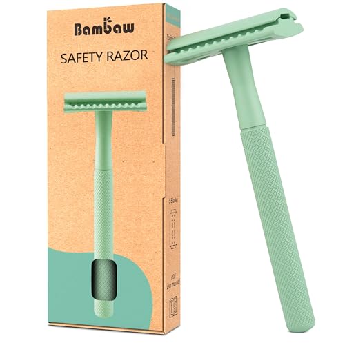 Metal Safety Razor | Mint Green | Plastic Free Safety Razor | Bambaw