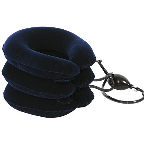 Collar hinchable con colador y tubo de aire, iluminación para el cuidado del cuello de PVC