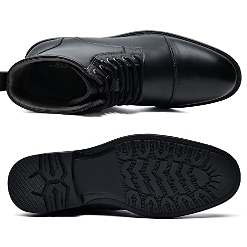 Image of Arkbird Men's Motocycle Combat Boots, Comfortable Stylish Lace Up Casual Boots for Men